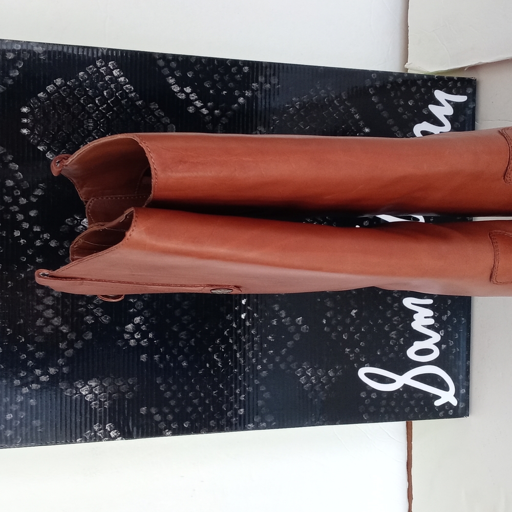 BRAND NEW SAM EDELMAN LEATHER BOOTS - Picture 3 of 16